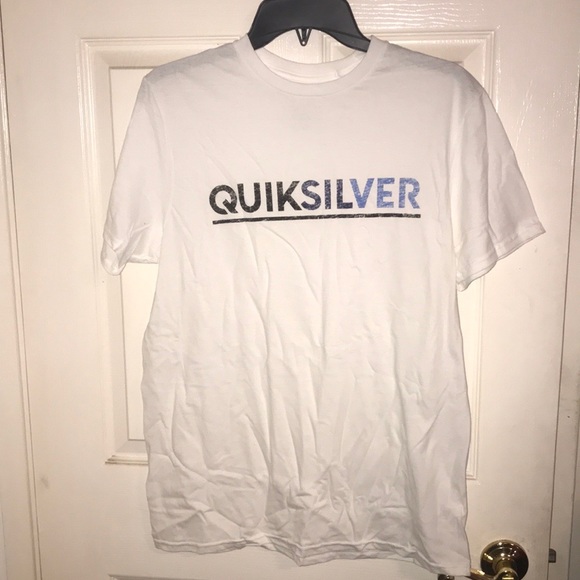New Quiksilver Opposites Attract s/s Tee M White - Picture 3 of 5